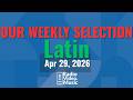New Music Video Releases -  Apr 29, 2026 - Latin