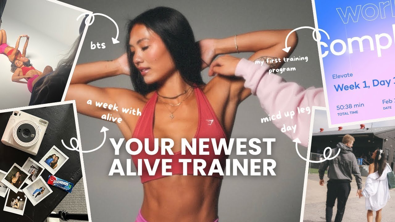 SHOOTING MY ALIVE PROGRAM ✨ELEVATE✨ | taking bae thru my leg day, shoot bts, spend the week with us