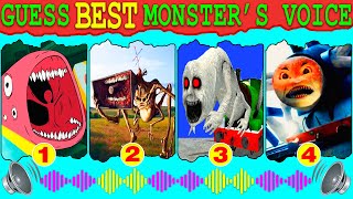 Guess Monster Voice Train Eater, Megahorn, Cursed Percy, Spider Thomas Coffin Dance