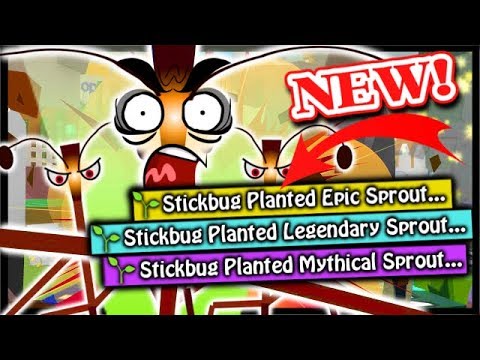 Egg Hunt Huge Stick Bug Reward Mythical Legendary Epic Sprouts Roblox Bee Swarm Simulator Youtube - roblox bee swarm simulator eviction buxgg youtube