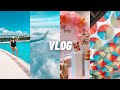 VLOG | Traveling to NJ/NY, Trying a revolving sushi bar, baby shower + pool day &amp; dollar tree haul!