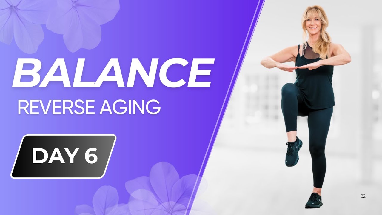 How to Improve Balance After 50: 8 Min Balance & Stability (Day 6) New ...