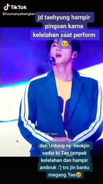 taehyung hampir pingsan