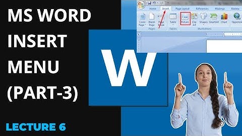MS word 2007|Insert Menu|Lecture 6|Part 3 Picture|Urdu Hindi Complete Tutorial