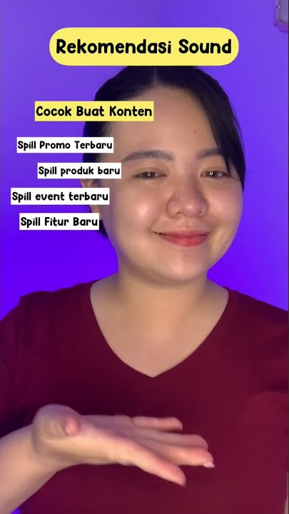 Rekomendasi sound spill produk baru nih, save for later๐๐๐ป #strategikonten #idekonten