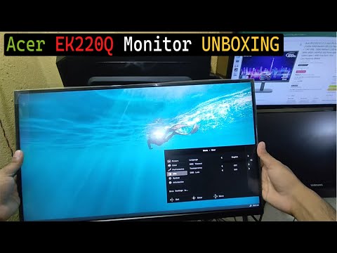 Acer Monitor UNBOXING | Acer EK220Q E3 21.5