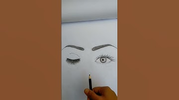 WINKING EYE  SKETCH ✨ #art #eyes #eyesketch #viral #quickvideo #youtubeshorts #shorts