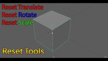 How To Install Reset Tools script in Maya