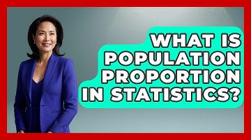 What Is Population Proportion In Statistics? - The Friendly Statistician
