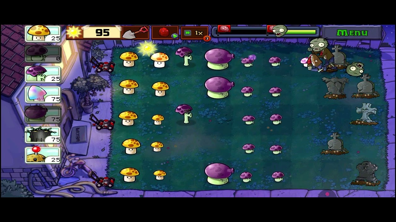 PvZ Adventure - Night (Level 7)