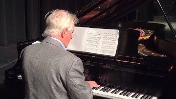 Werner Elmker performs J. S. Bach Prelude in Bb minor and then improvises on it [HQ]