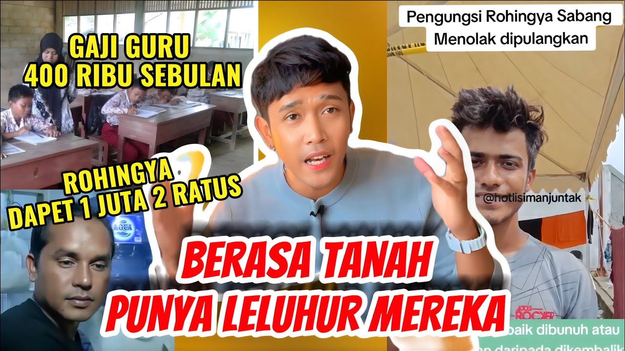 ROHINGYA PILIH PERANG DENGAN WARGA ACEH DARIPADA DIUSIR?! BERASA TANAH NENEY MOYANG MEREKA!