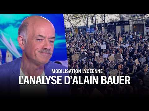 High school student protests: "This movement stems from understandable demands," says Alain Bauer...