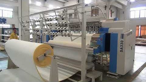 SA 330 High Speed Multi Needle Quilting Machine, Can Work High-Speed And Stable For Durability