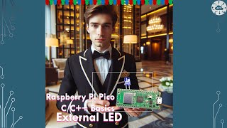 Tutorial connecting an external LED to Raspberry PI Pico with C/C++ | DrJonea.co.uk