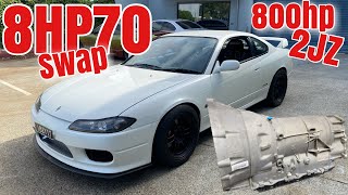 How to swap a ZF 8HP70 into a 800HP Nissan S15 Silvia