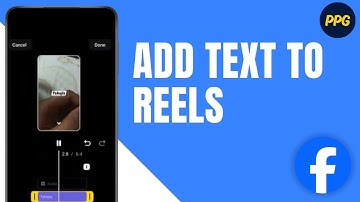 How to add text to Facebook reels at different time ?