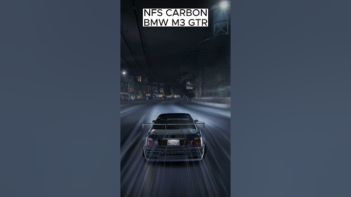 Which NFS has Best BMW M3 GTR?
