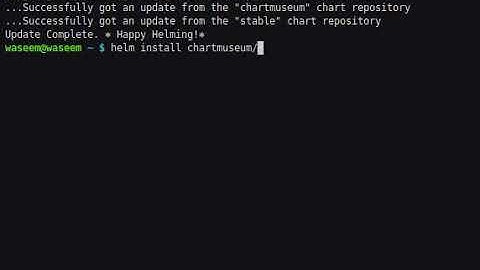 05 - Installing your Custom Chart