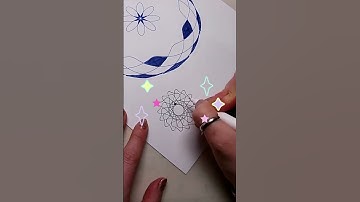 How to create amazing MANDALAS with the SPIROGRAPH #shorts