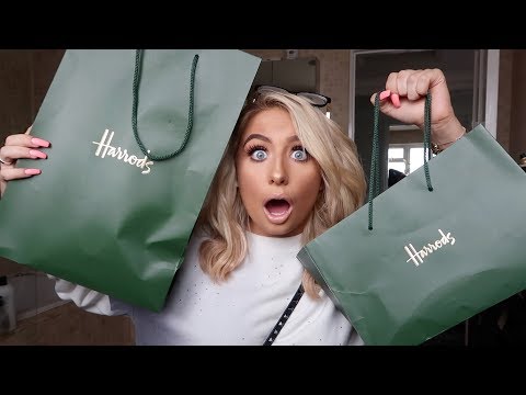 MY FIRST TIME IN HARRODS!!! Spending my 18th birthday money ..