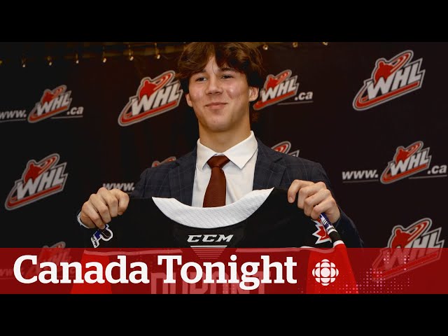 14-year-old picked first in WHL draft ‘inspired’ by family to play hockey | Canada Tonight