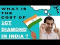 What is the cost of  1 ct diamond  in india 