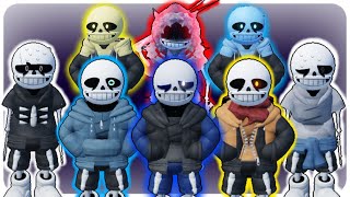 roblox 700 [ Undertale Multiversal Invasion ] [ Seven New Characters ]