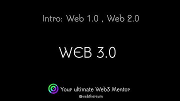 Web 1.0 | Web 2.0 | Web 3.0