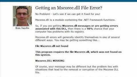 Mscoree.dll Error Fix - Mscoreedll.com