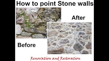 How to point Stone Walls - A simple guide to repointing Stone Walls