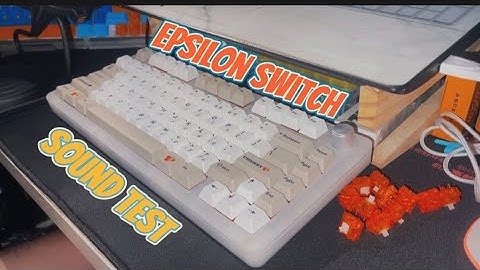 Epsilon Switches - MW75 Sound Test #customkeyboard