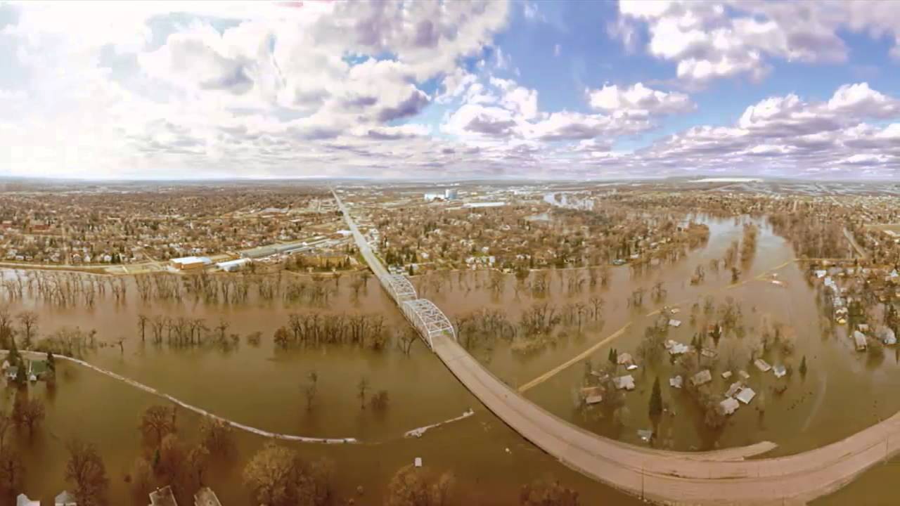 The Great Flood of Grand Forks, Michigan YouTube