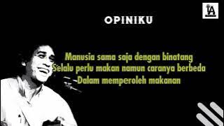 Opiniku - Iwan Fals (Lirik Lagu)