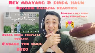 Reaction Rey Mbayang \u0026 Dinda Hauw - Kuyakin Bahagia || Official Music Video Reaction Rey Mbayang \u0026 Dinda Hauw - Kuyakin Bahagia || Official Music Video