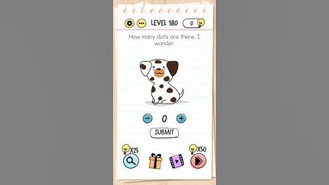 Brain Test Level 180 How many dots are there, I wonder