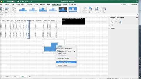 Changing Histogram bins in Mac desktop