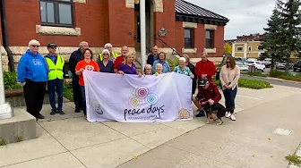 Kenora Rotary Club Peace Flag Raising and International Peace Day at the Kenora Rotary Peace Park
