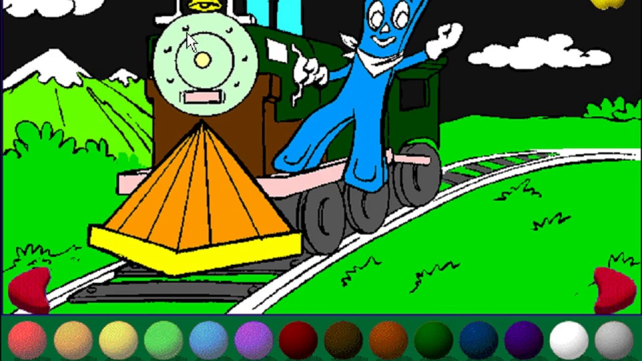 The Adventures Of Gumby Friends Gumby Coloring Books Windows Game 1995 Youtube