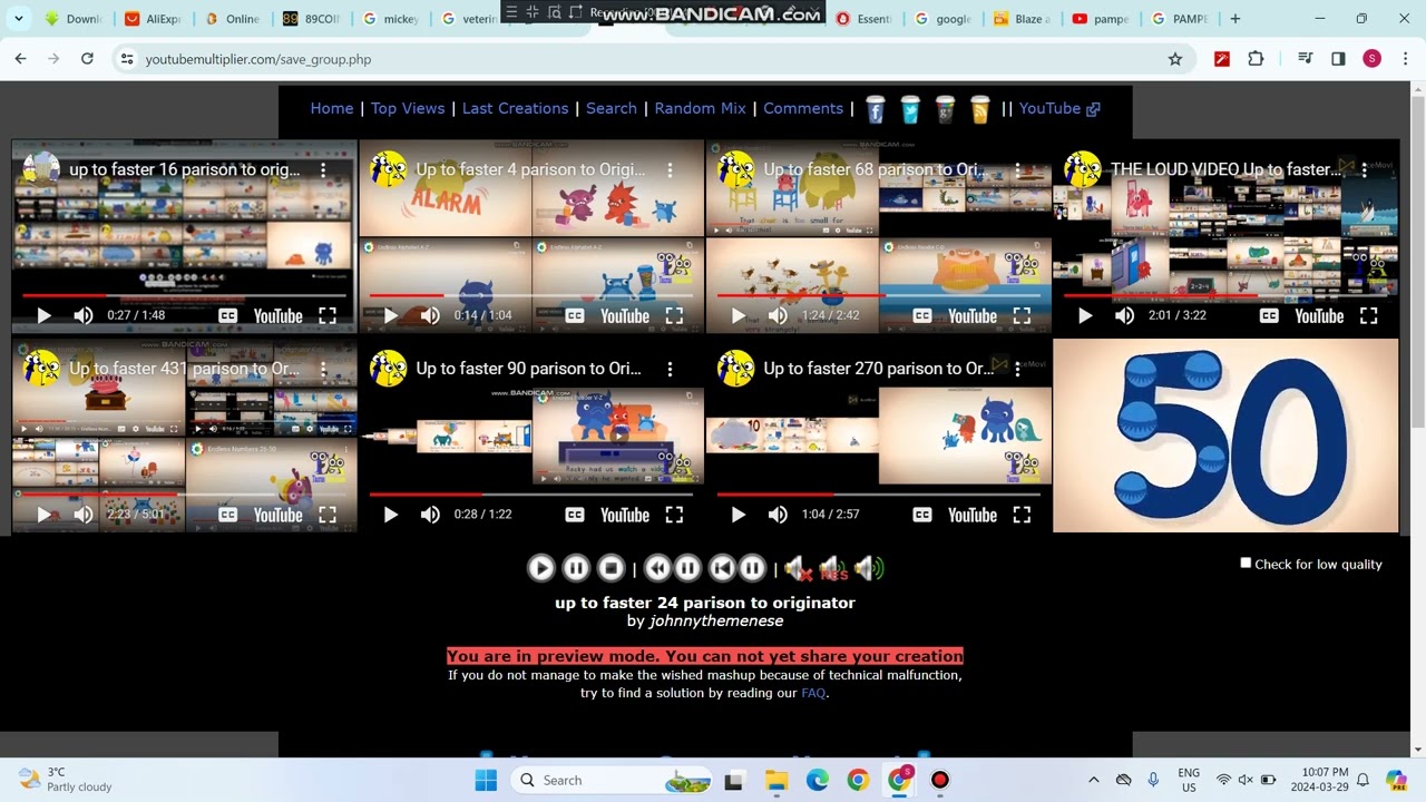 up to faster 24 parison to originator