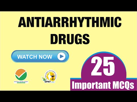Antiarrhythmic Drugs Mcqs
