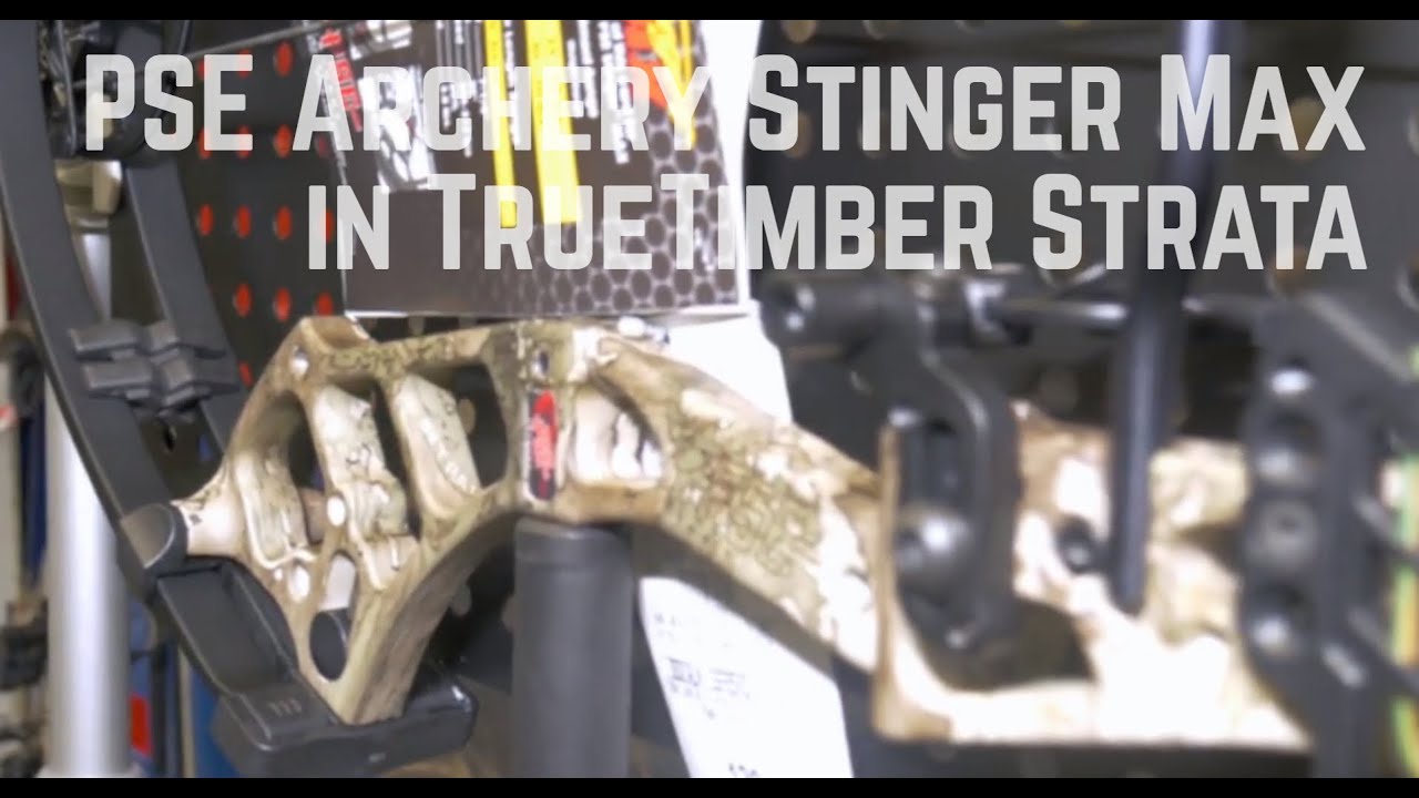 PSE Archery STINGER MAX Bow in TrueTimber Strata YouTube