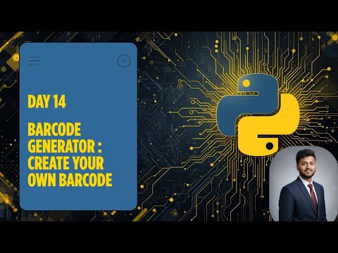 Day 14 – Barcode Generator using Python