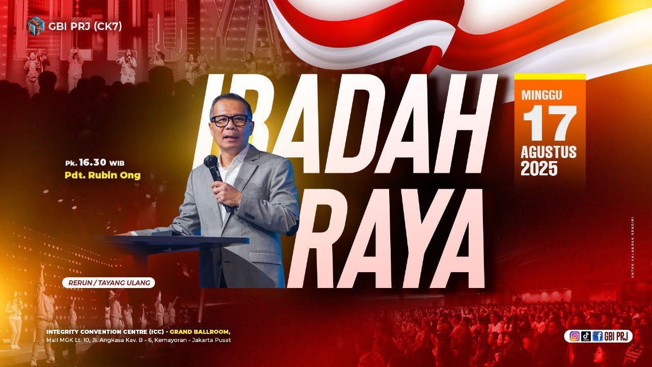 MERDEKA MENJADI PENGELOLA - Pdt. Rubin Ong - Onsite V 17 Agustus ‘25