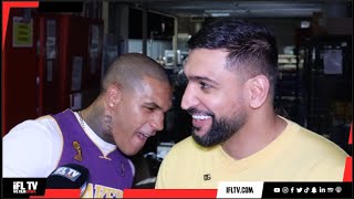 'DON'T LIE!' - HYPED-UP CONOR BENN STARTS THROWING BODYSHOTS AT AMIR KHAN AFTER EUBANK BEATS SMITH