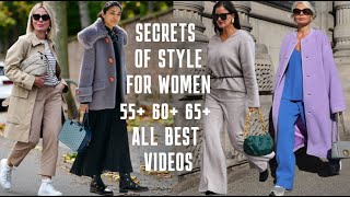 SECRETS OF STYLE FOR WOMEN 55+ 60+ 65+ ALL BEST VIDEOS