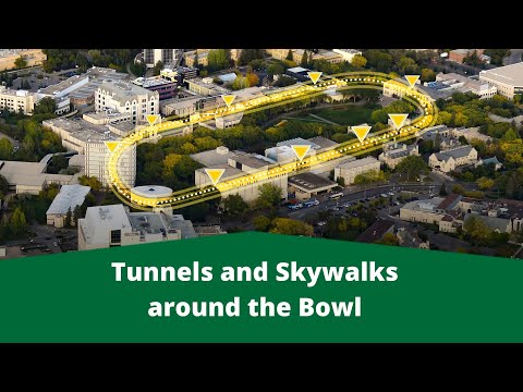 USask Campus Tour - Tunnels and Skywalks around the Bowl