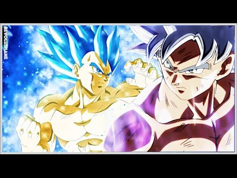 GOKU SUPER SAIYAJIN BLUE EVOLUTION VS VEGETA SUPER SAIYAJIN