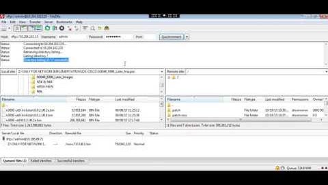 Nexus 9396 IOS Upgrade using filezilla