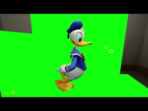 Donald Duck Rigging Puppeteering Green Screen Test 2